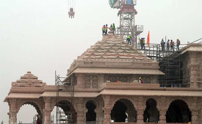 Prime Minister Modi Unveils New Ayodhya Temple at Historic Controversial Site 2024